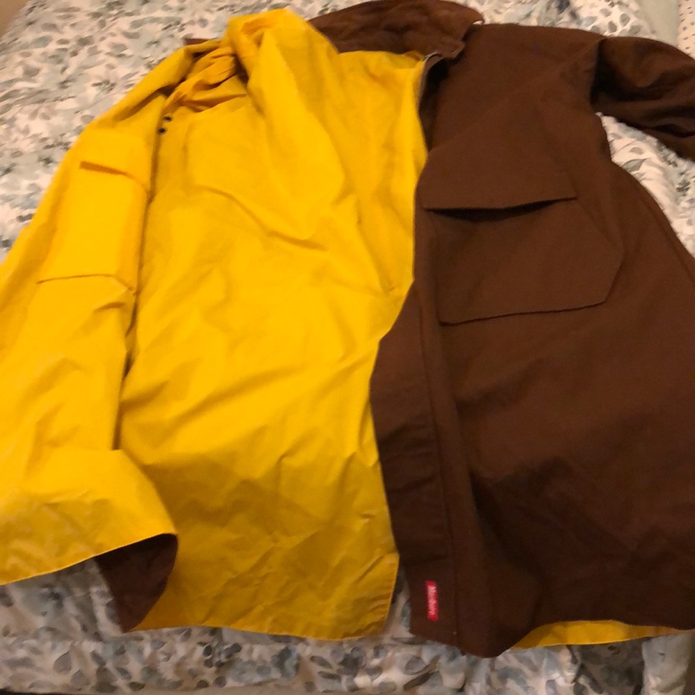 Marlboro Reversible Trench Rain Coat